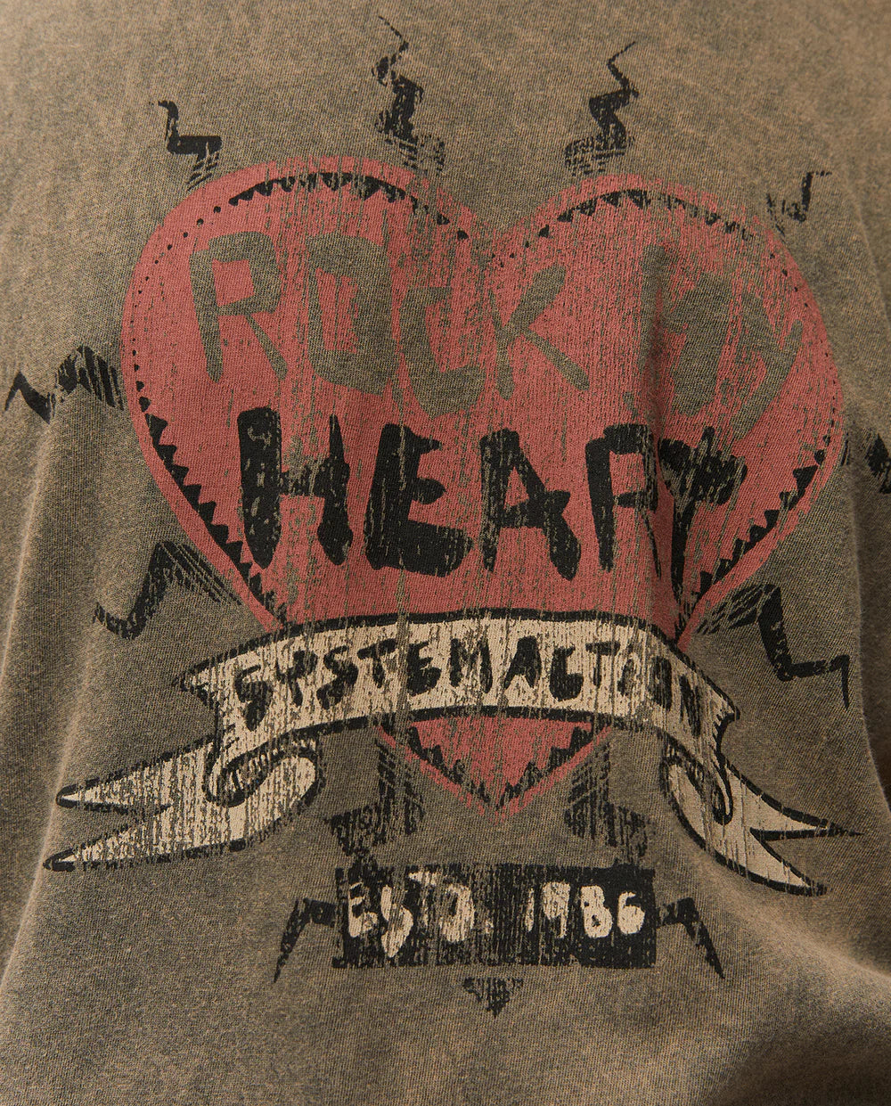 CAMISETA ROCK HEART