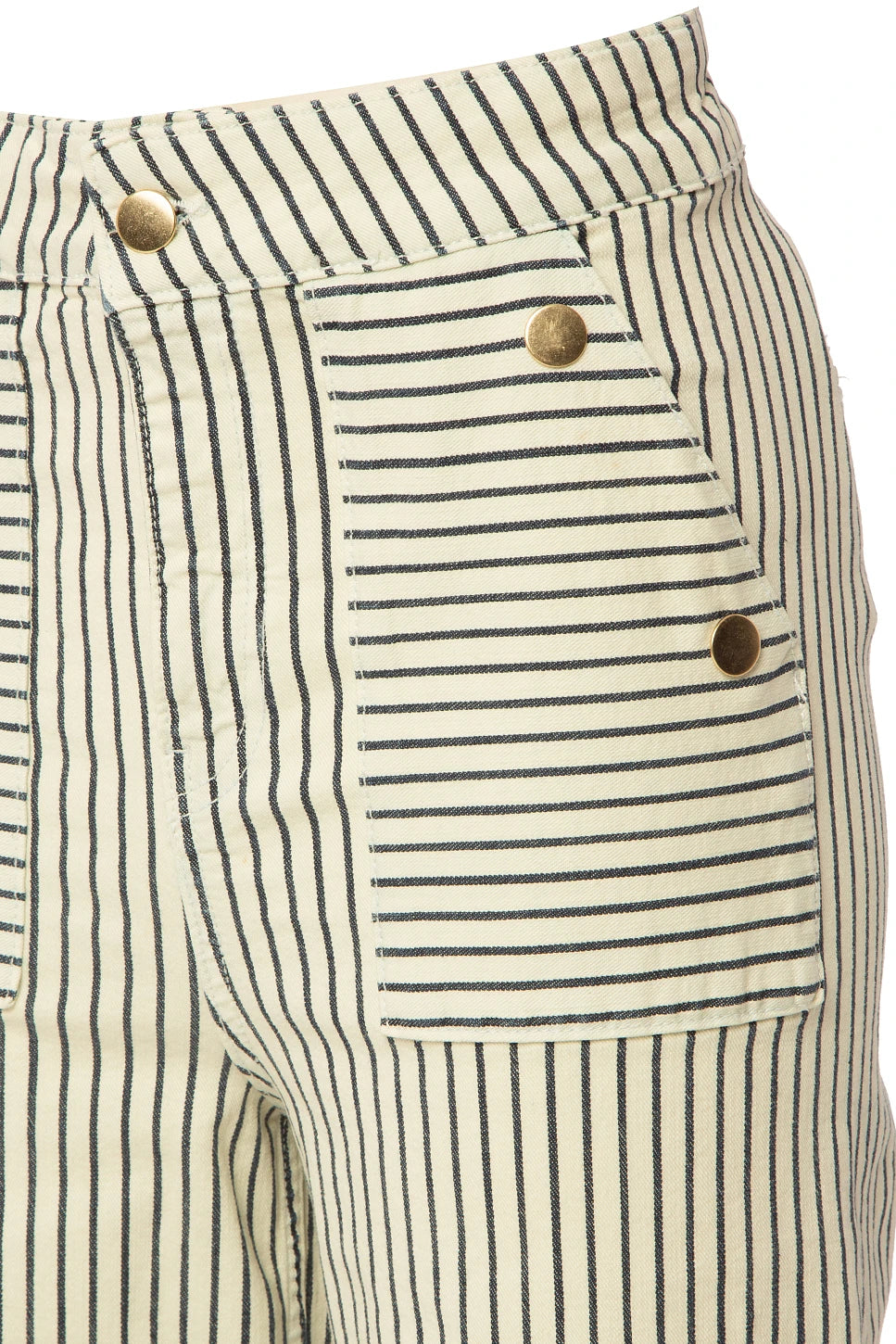 JEANS FLARE DE RAYAS