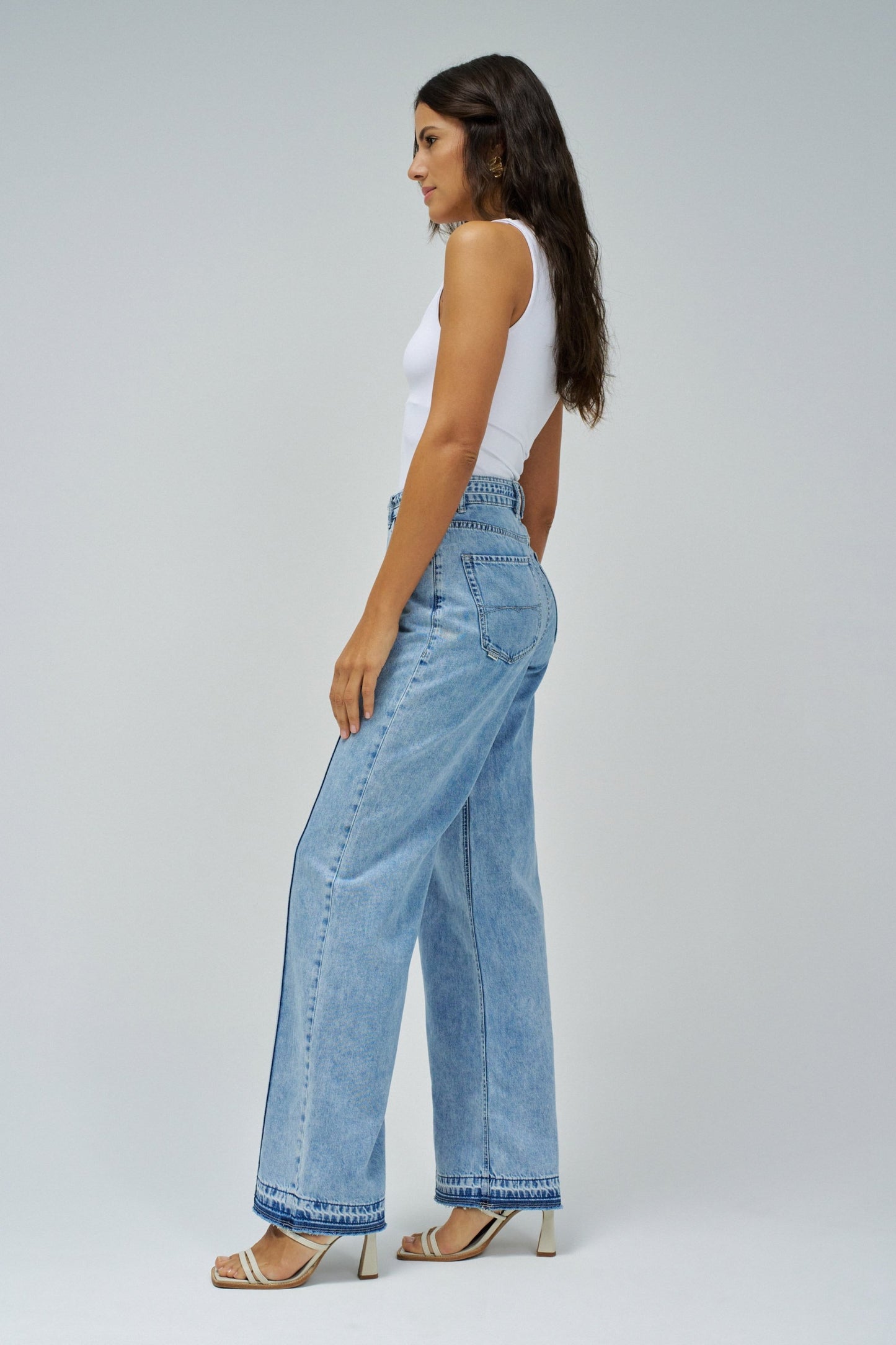 JEANS WIDE LEG TENCEL