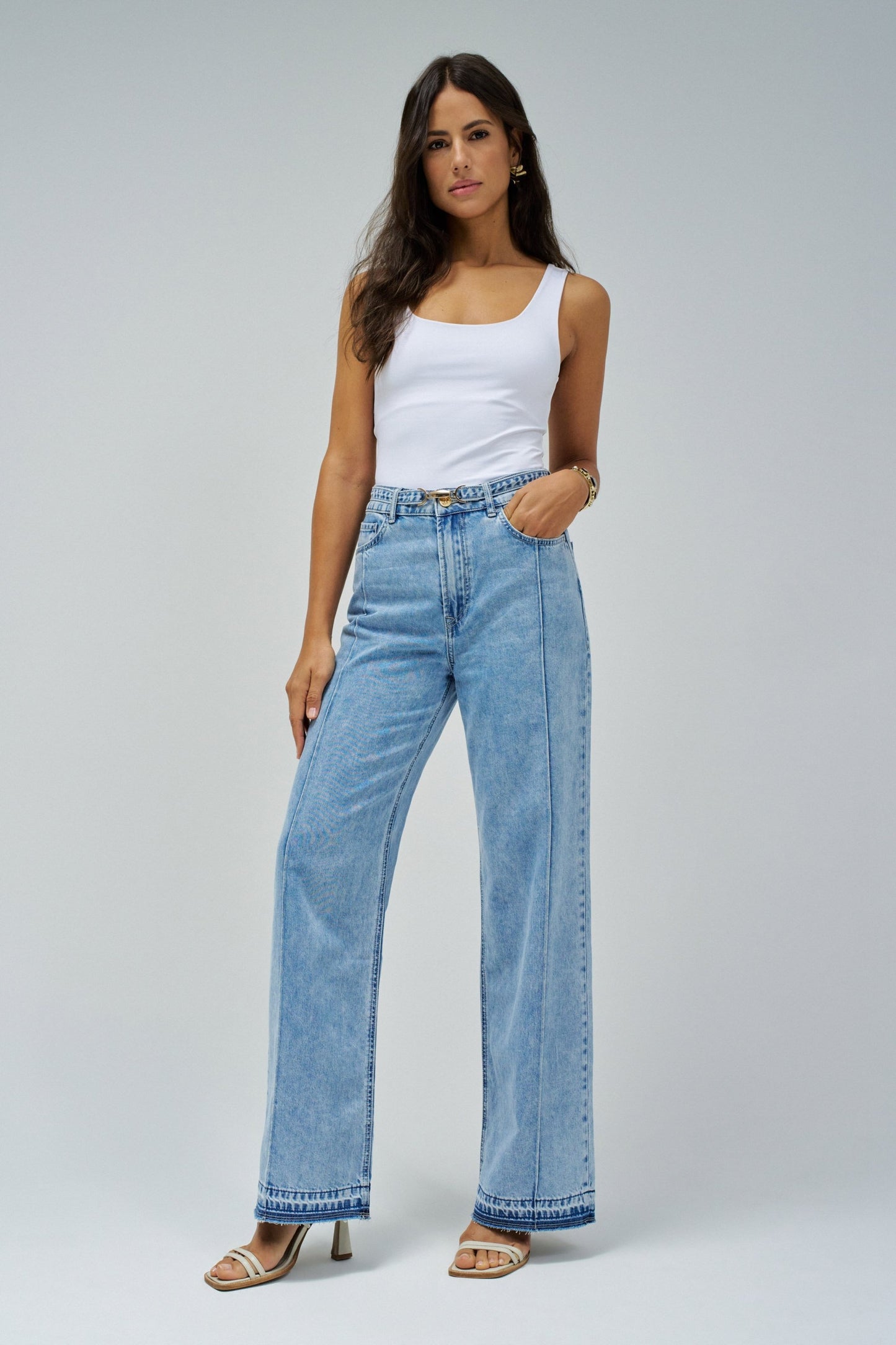 JEANS WIDE LEG TENCEL