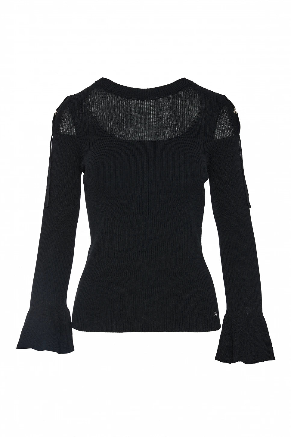 JERSEY CON VOLANTE Y TRASNAPRENCIA
