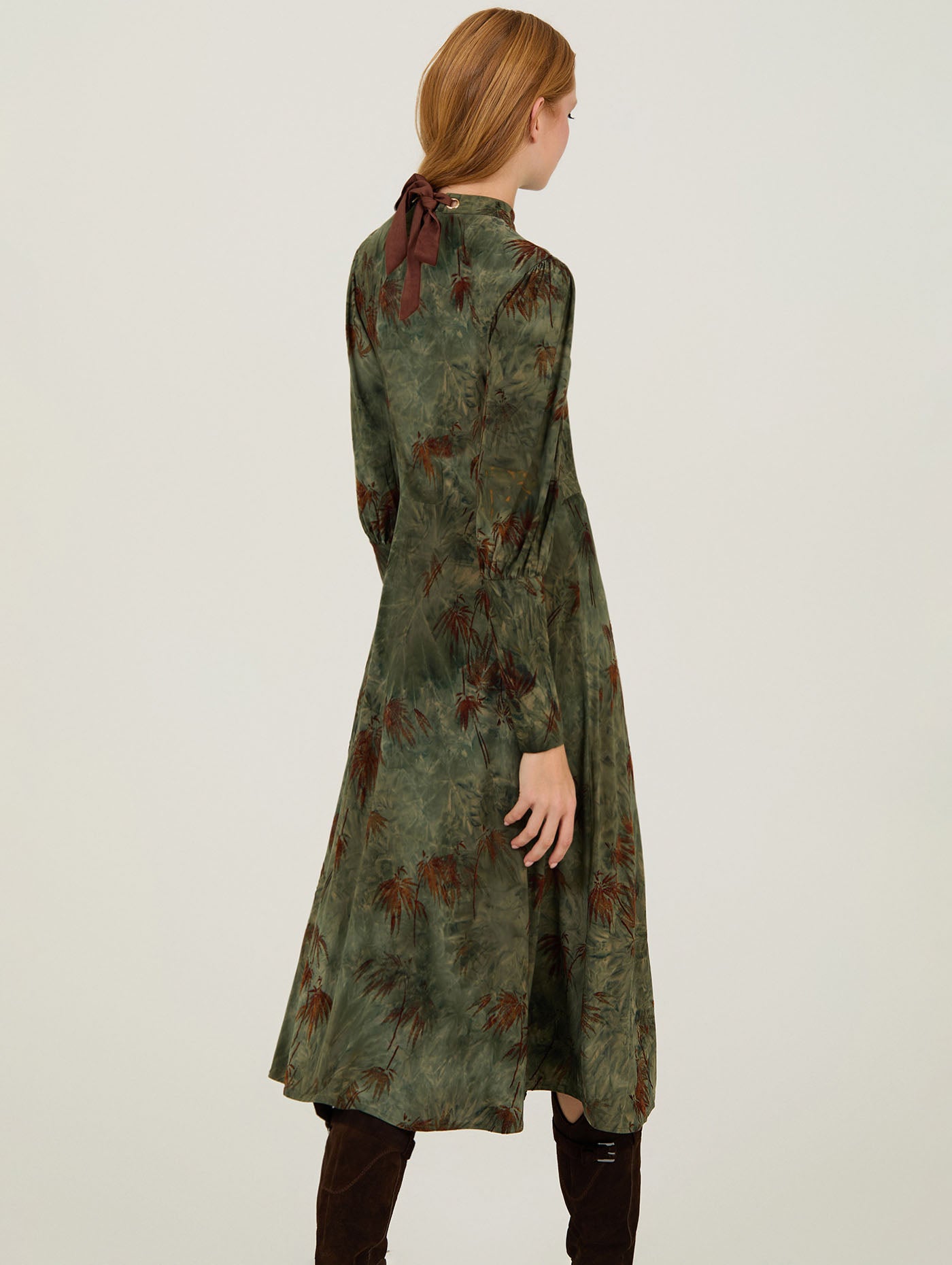 VESTIDO DE PUNTO ESTAMPADO