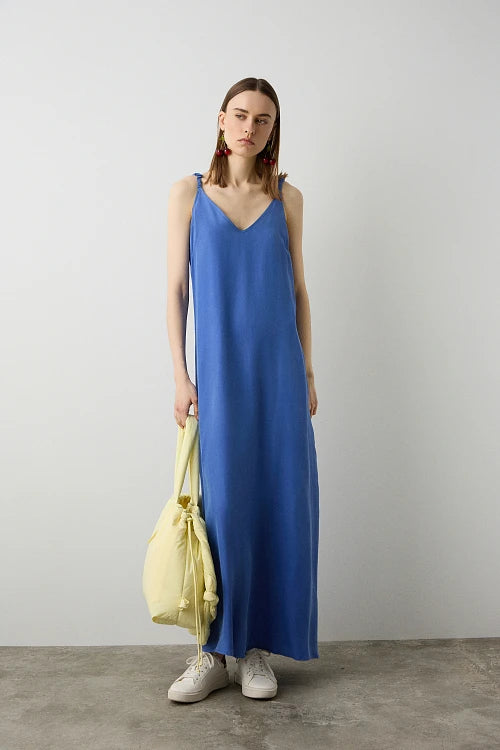 VESTIDO LARGO CUPRO