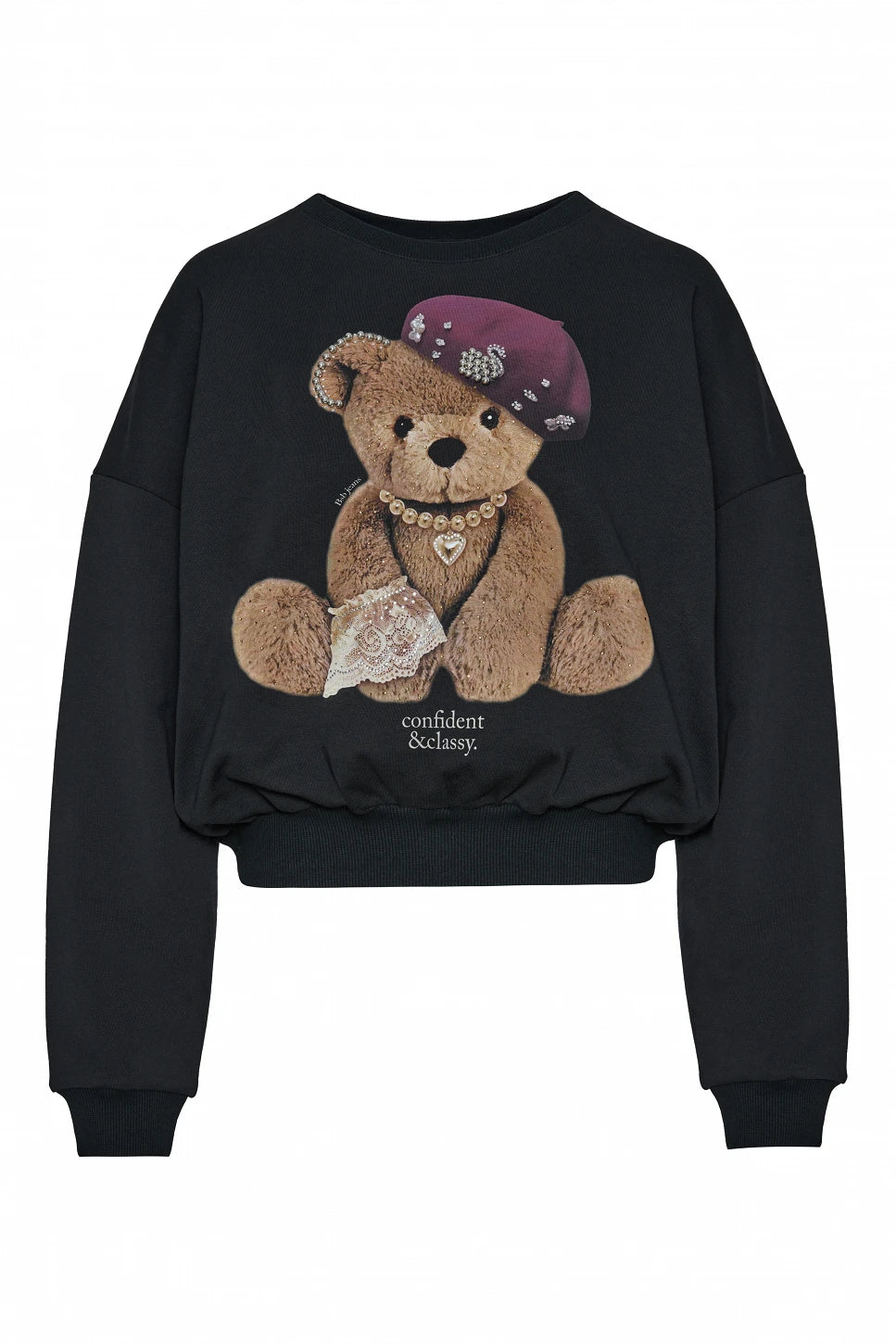 SUDADERA ESTAMPADA OSO TEDDY