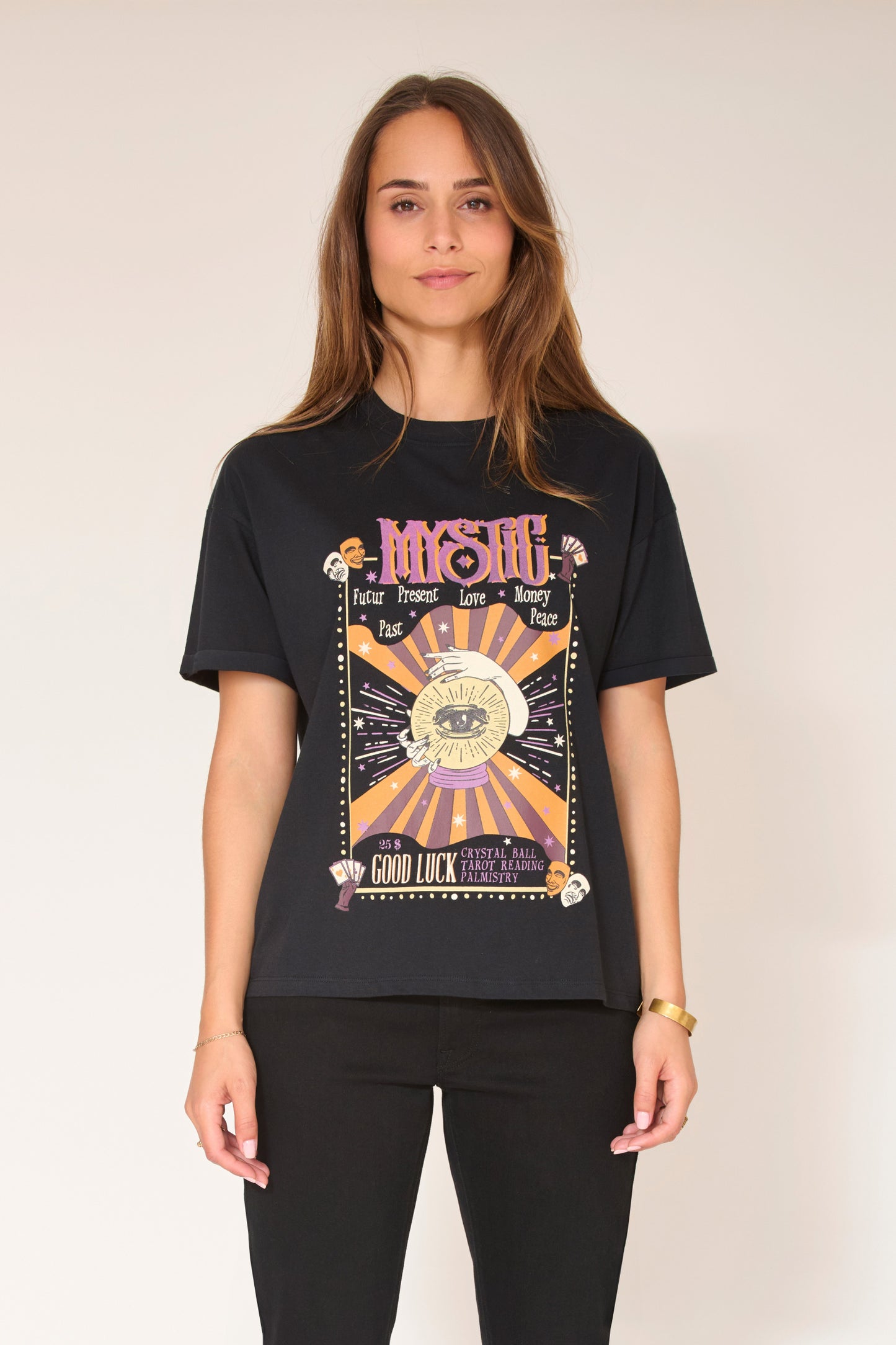T-shirt Timystic Negra