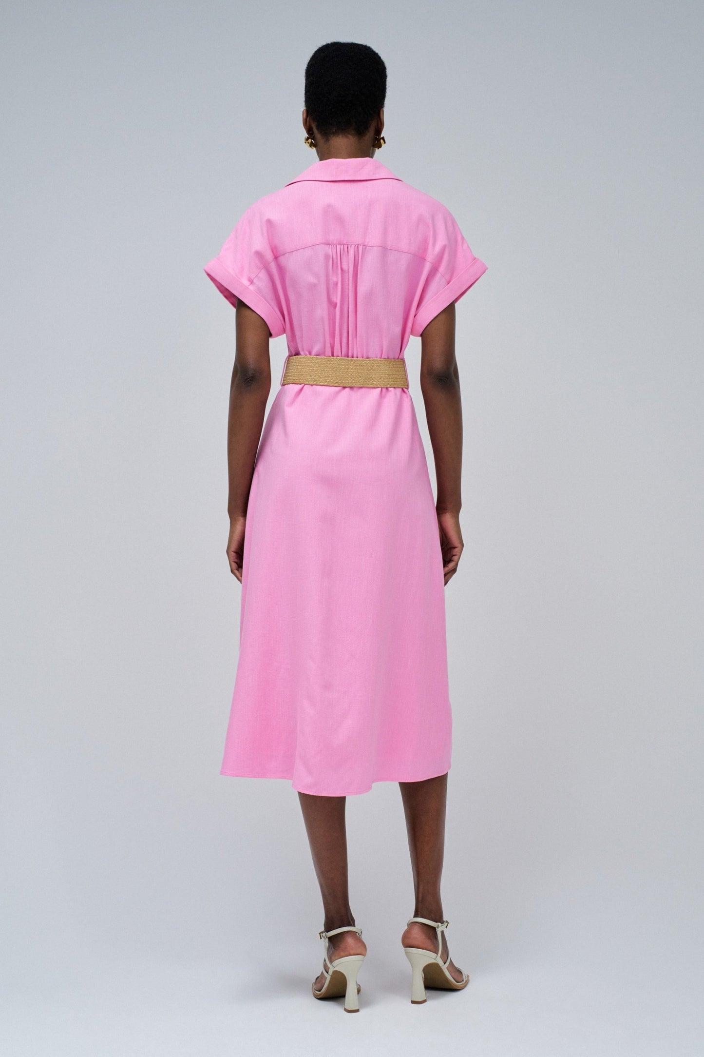 VESTIDO CAMISERO DE LINO