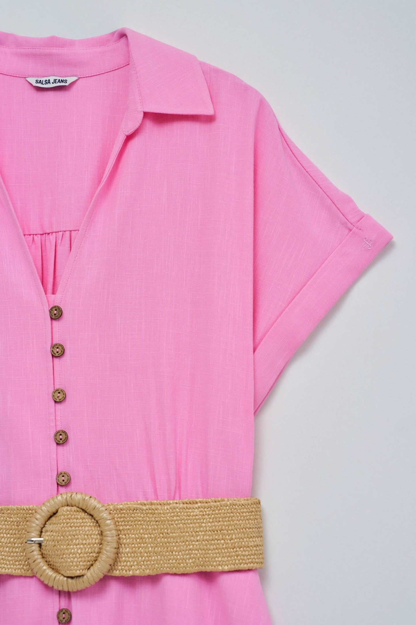 VESTIDO CAMISERO DE LINO