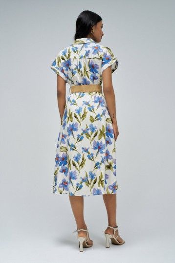VESTIDO CAMISERO DE LINO