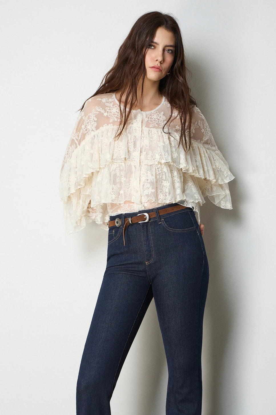 BLUSA DE ENCAJE