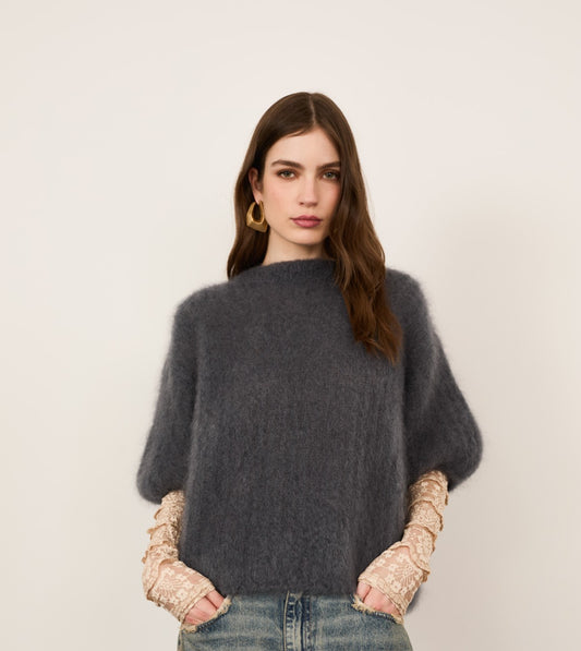 JERSEY DE MOHAIR MANGA CORTA