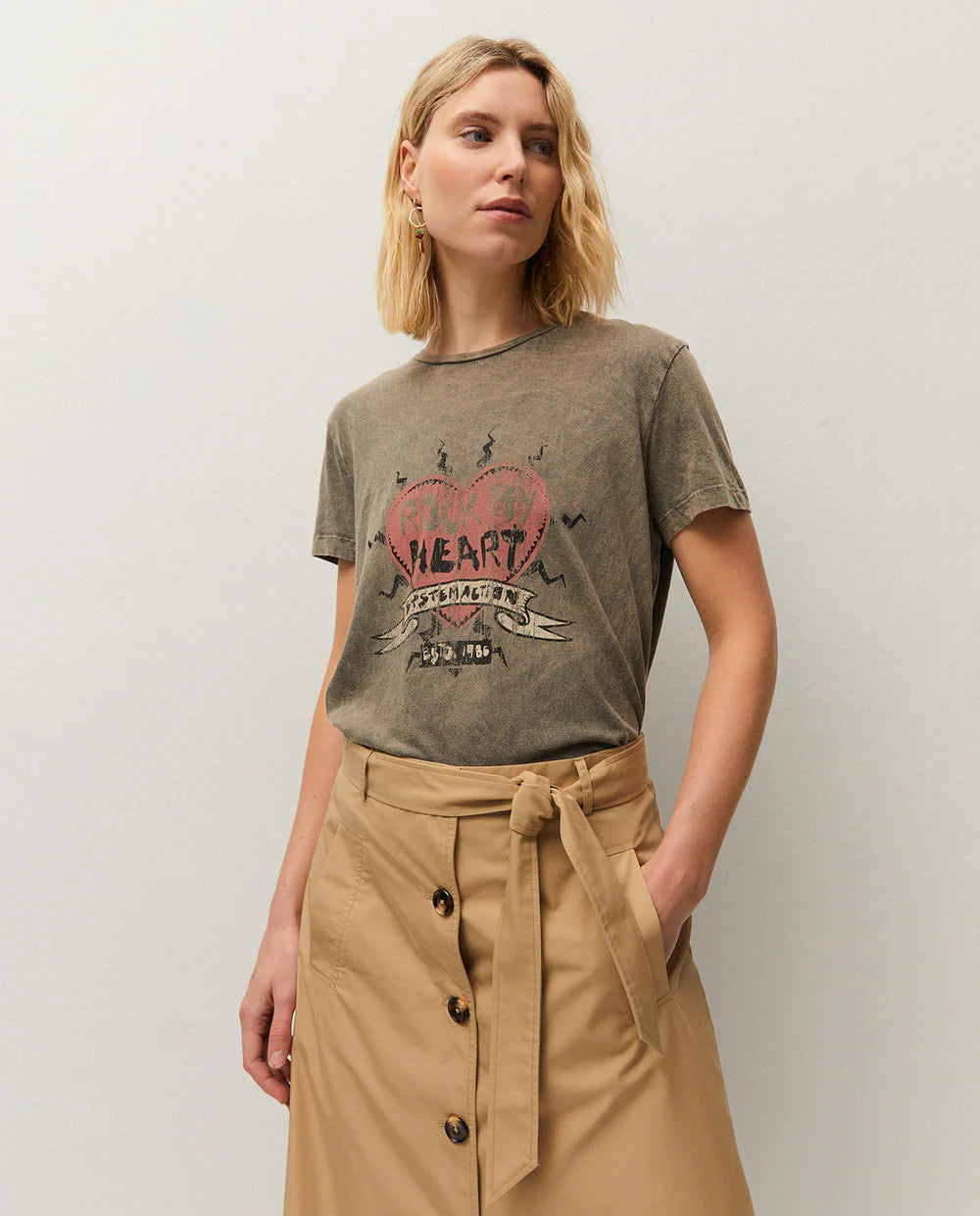 CAMISETA ROCK HEART