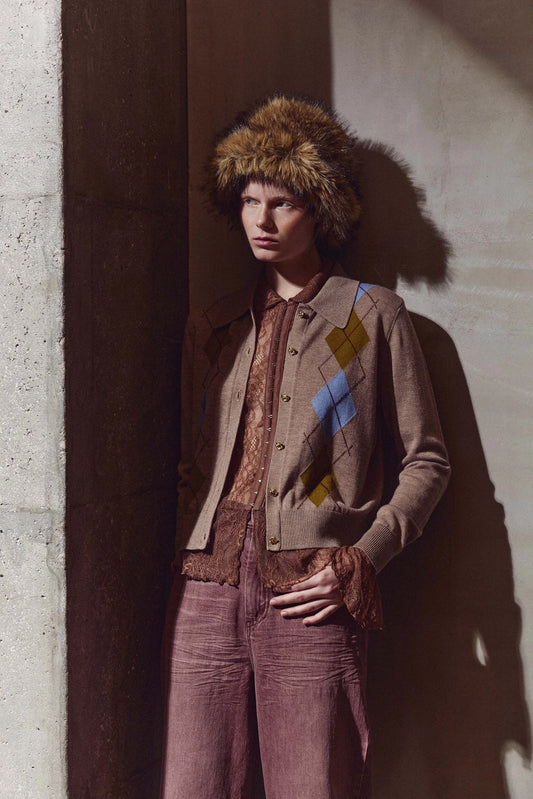 CARDIGAN DE ROMBOS