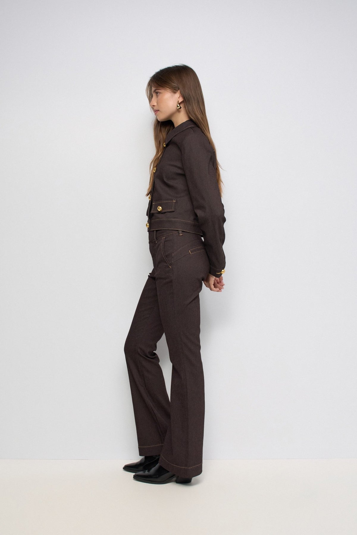 CAZADORA DENIM ACOLCHADA