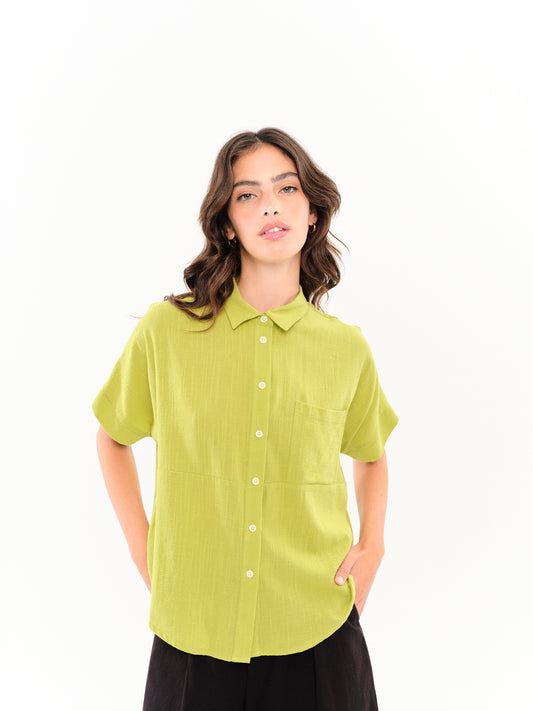 CAMISA SANDAL PISTACHO