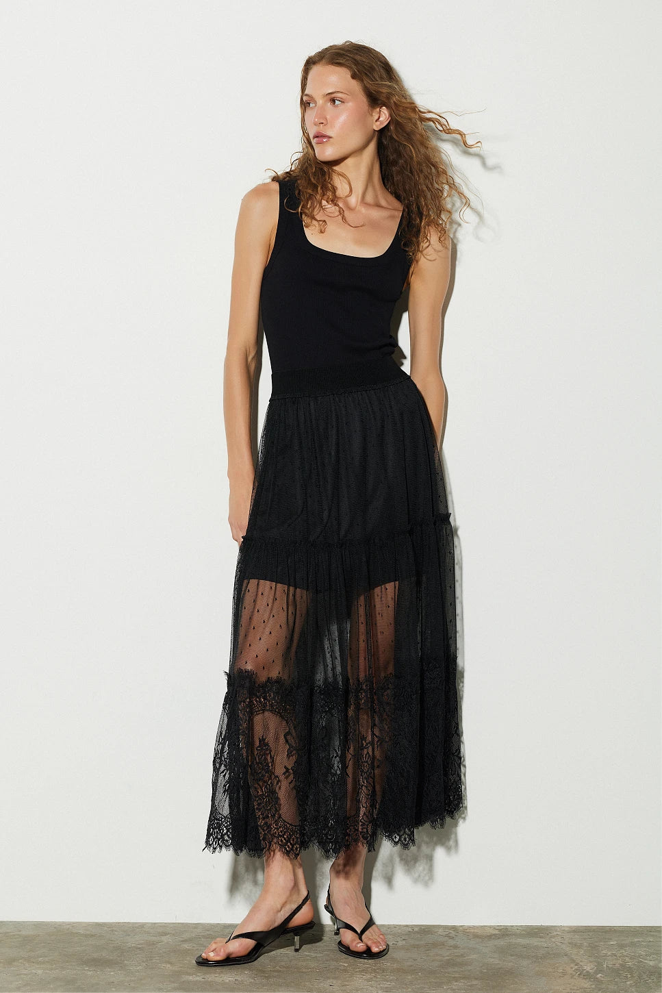 MAXI FALDA DE TUL
