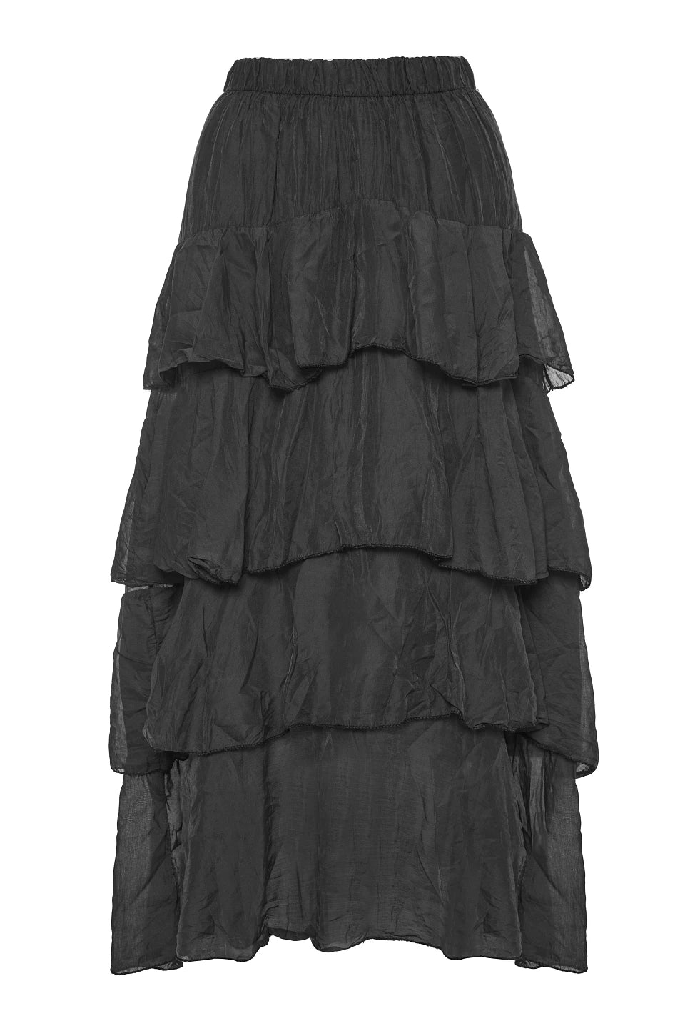 MAXI FALDA DE VOLANTES