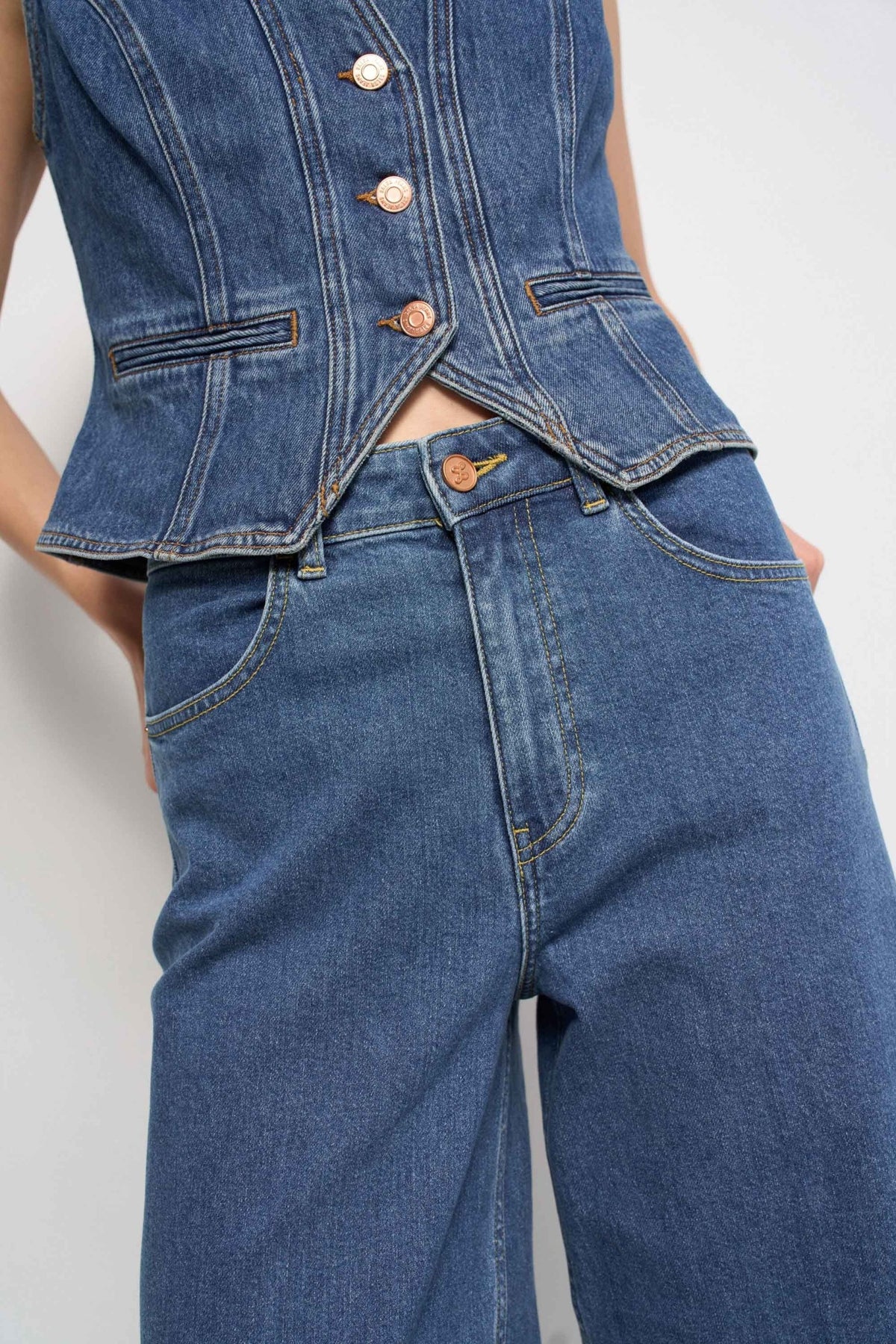 JEANS CULOTTE
