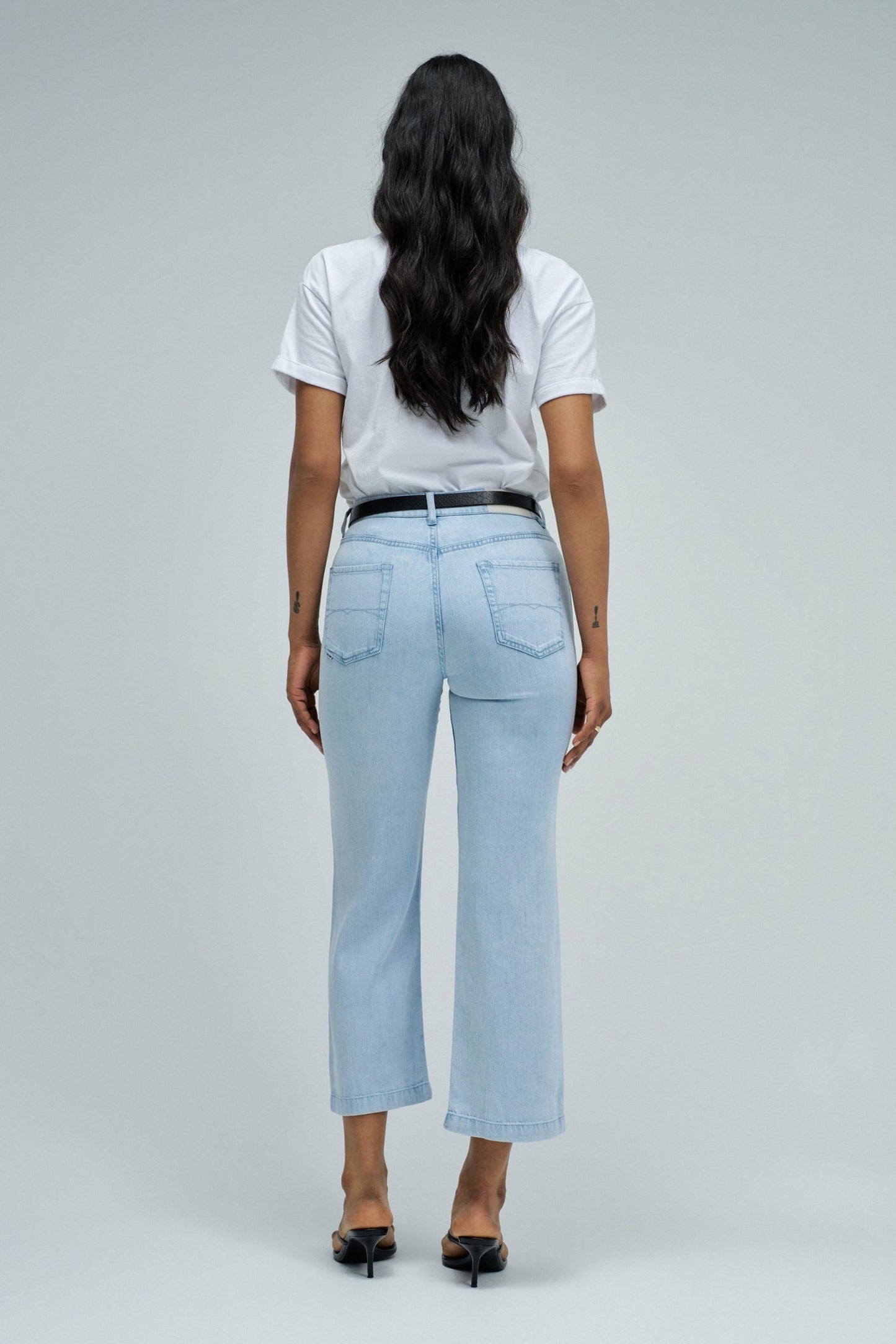 JEANS CROP EN LIGHTDENIM