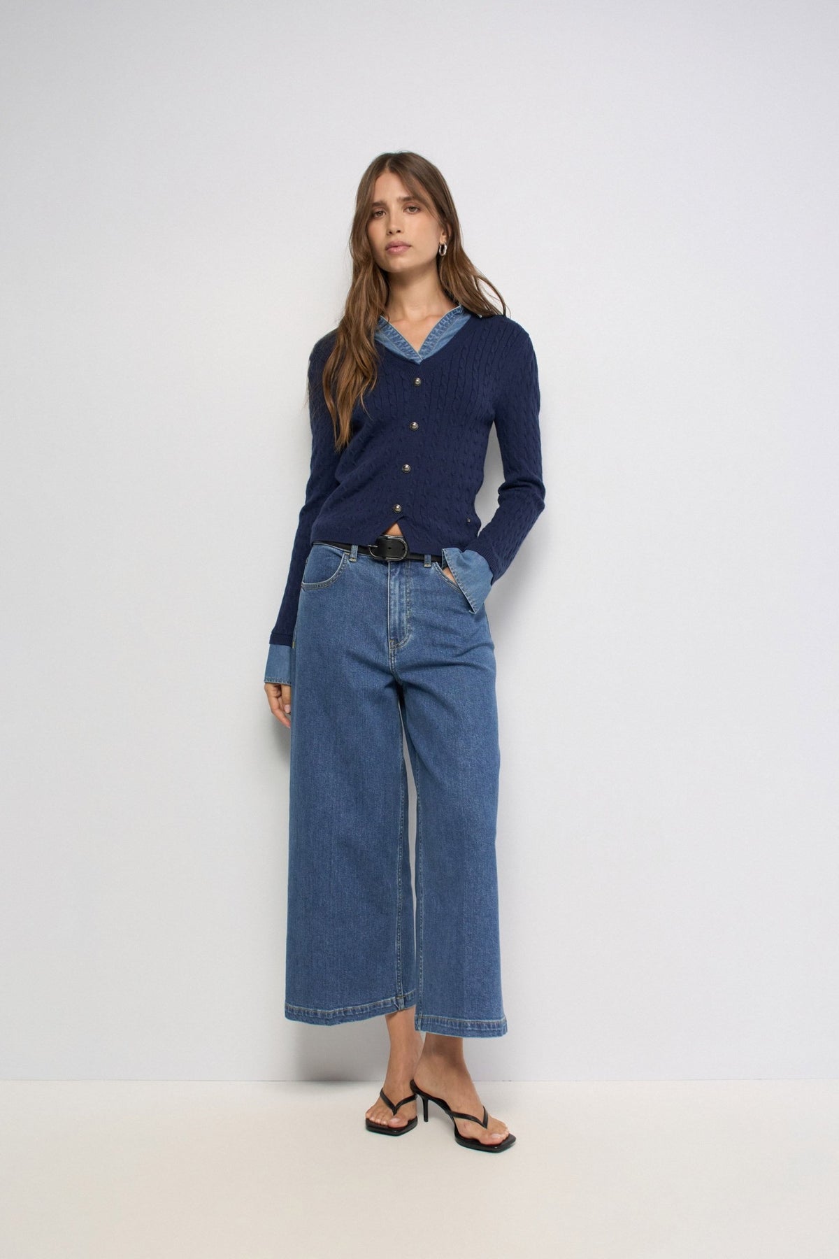 JERSEY COMBINADO CON DENIM