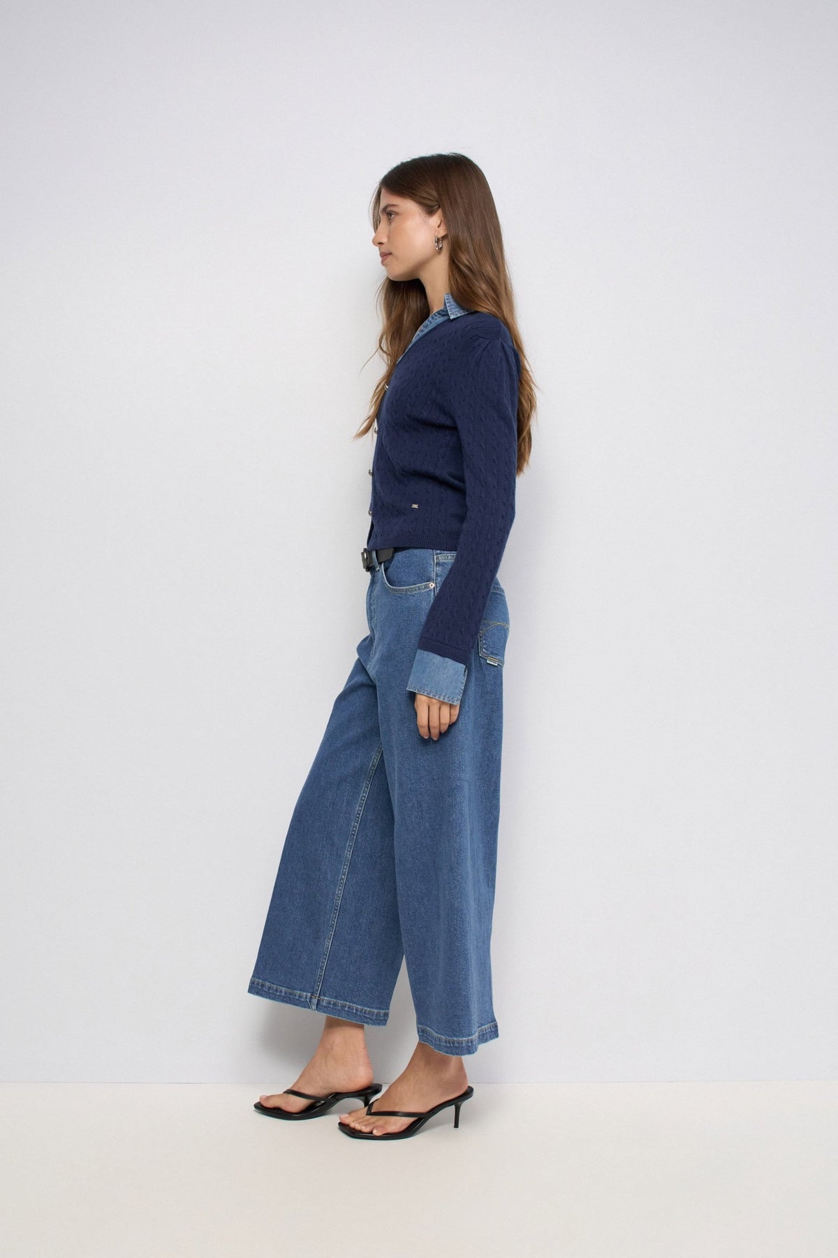 JERSEY COMBINADO CON DENIM