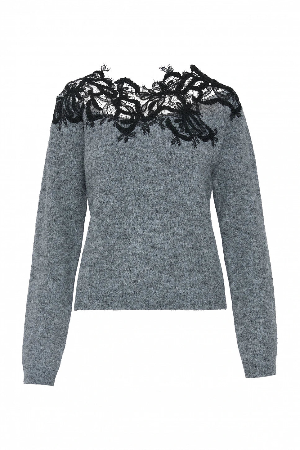 JERSEY CON CUELLO DE ENCAJE