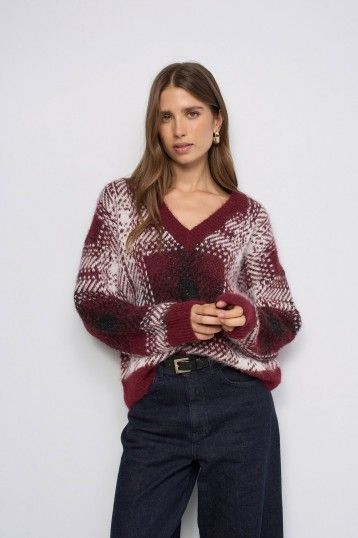 JERSEY DE LANA DE CUADROS