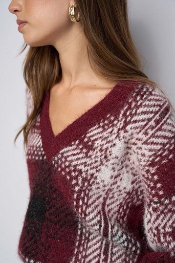 JERSEY DE LANA DE CUADROS
