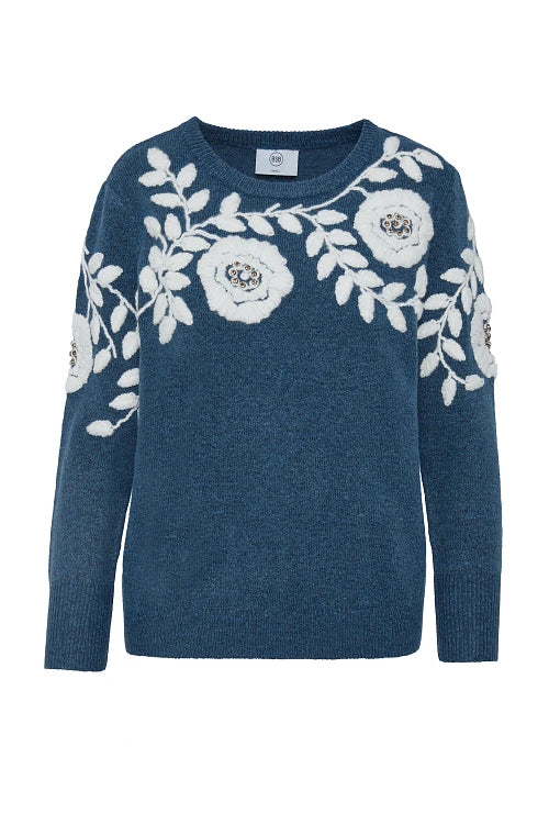 JERSEY FLORES BORDADAS