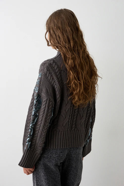 JERSEY DE NUDOS EN PAILLETTES