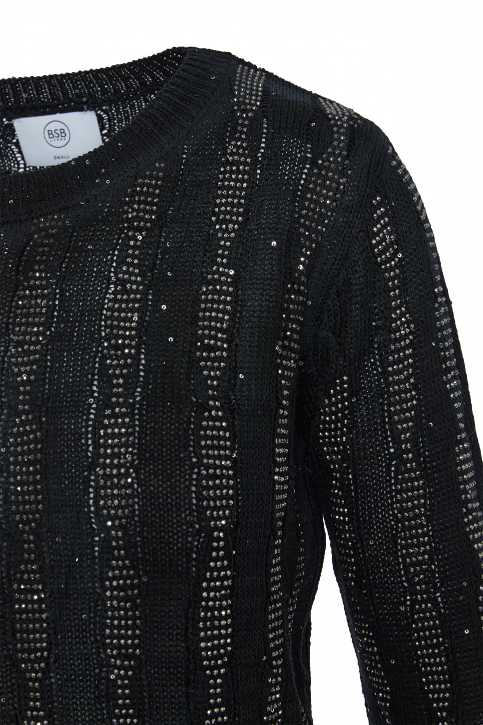 JERSEY CON STRASS Y HOMBRERAS