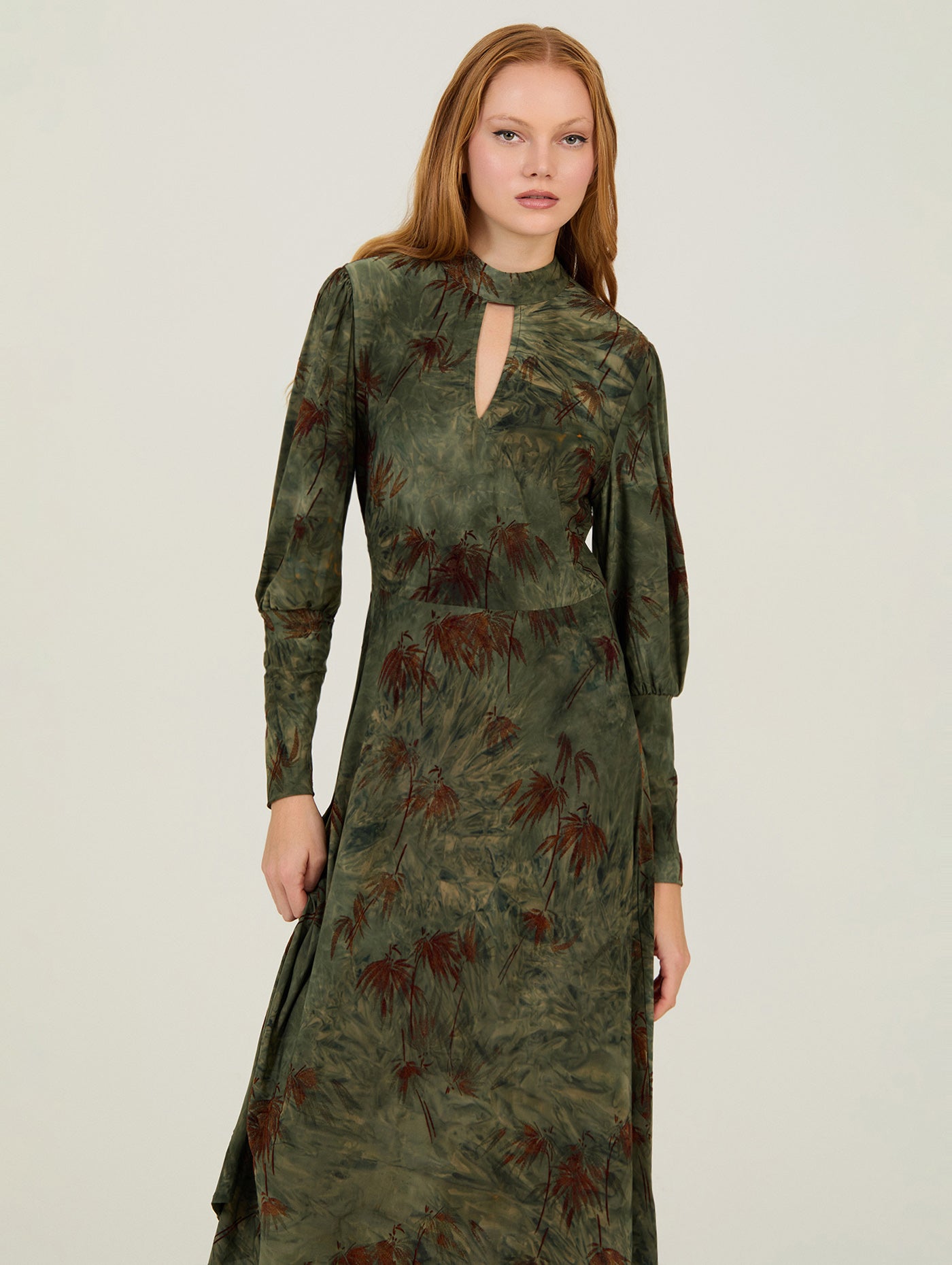 VESTIDO DE PUNTO ESTAMPADO