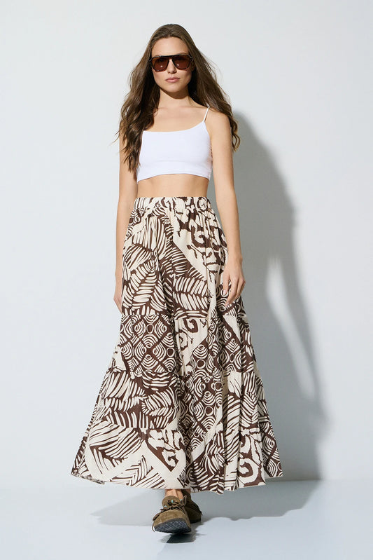MAXI FALDA ESTAMPADA
