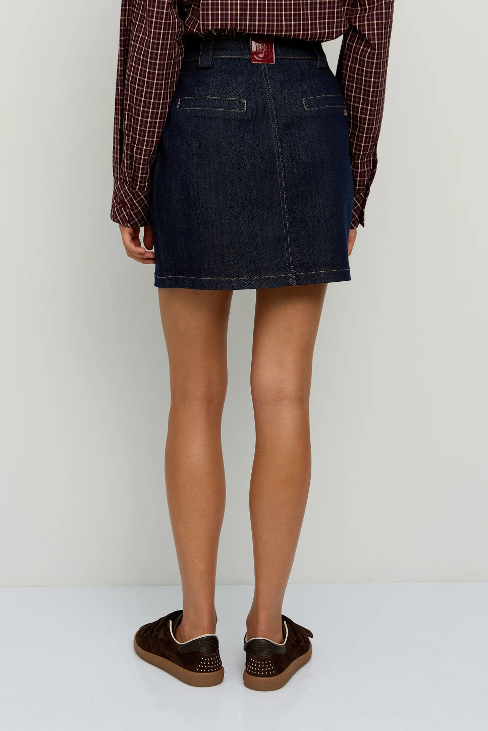 MINIFALDA EN DENIM