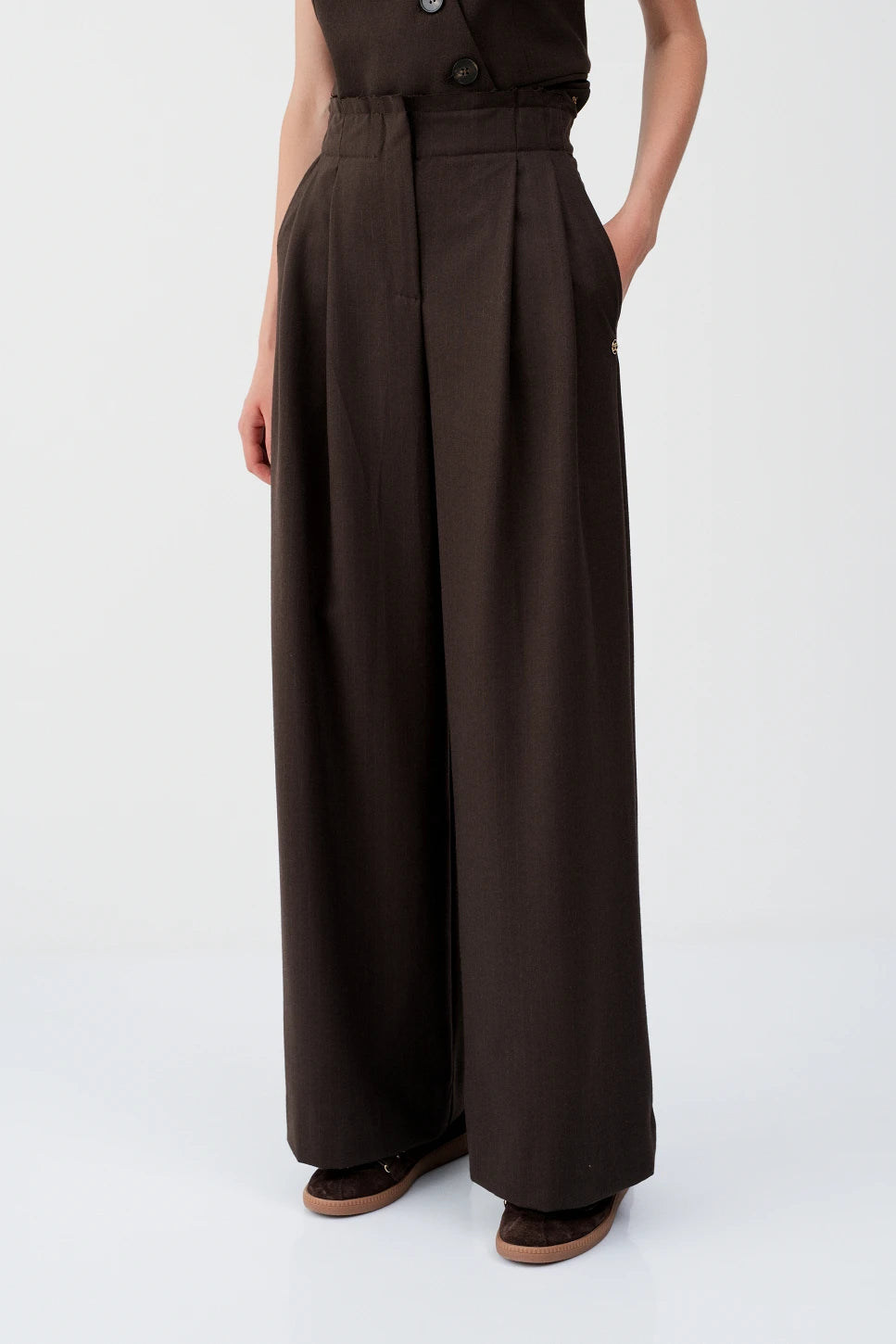 PANTALÓN PALAZZO DE RAYA DIPLOMÁTICA