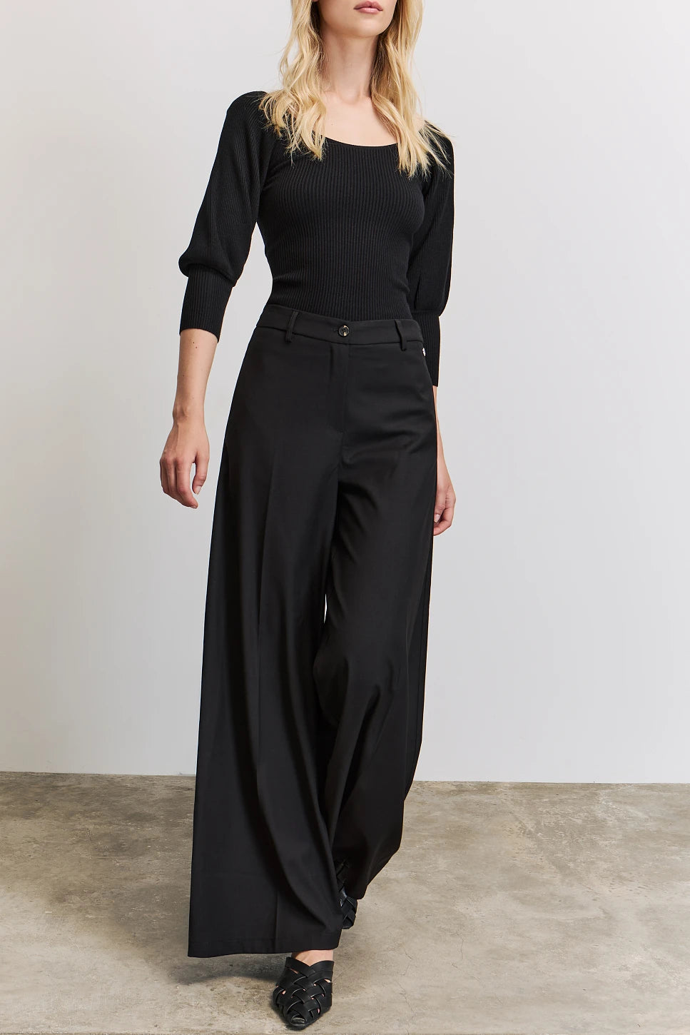 PANTALÓN PALAZZO NEGRO