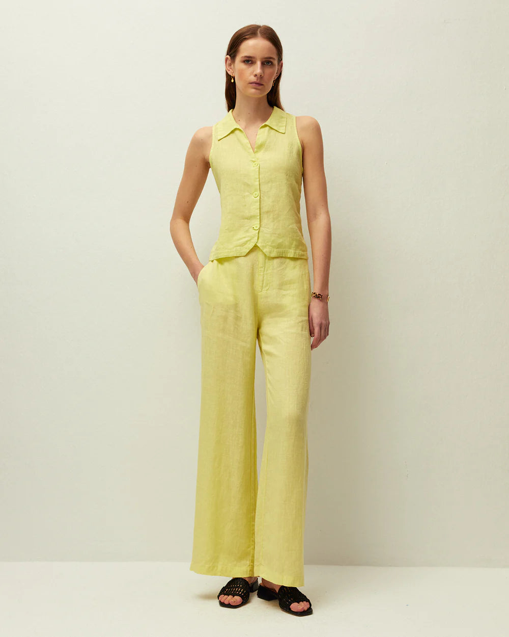 PANTALON DE LINO LIMA