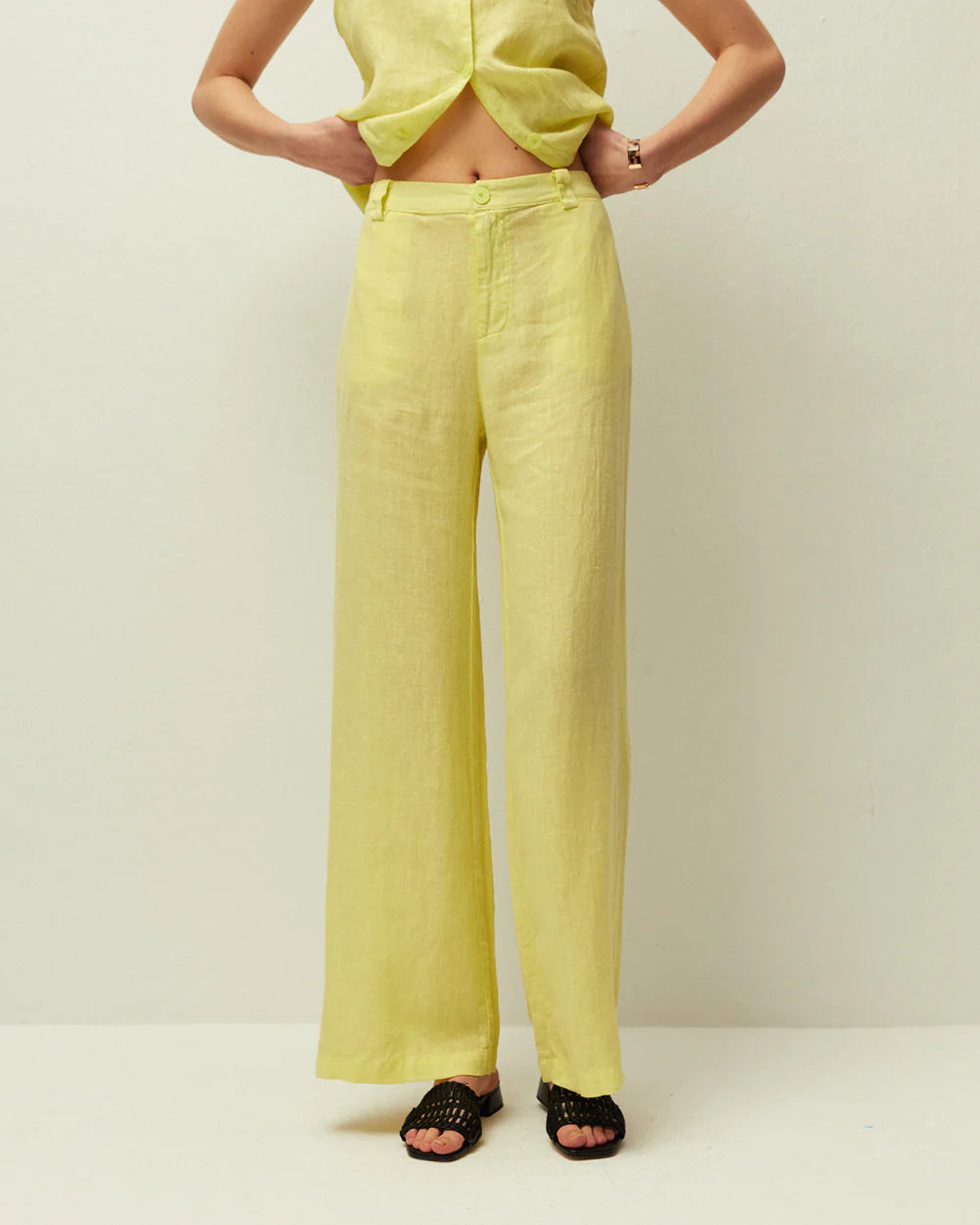 PANTALON DE LINO LIMA