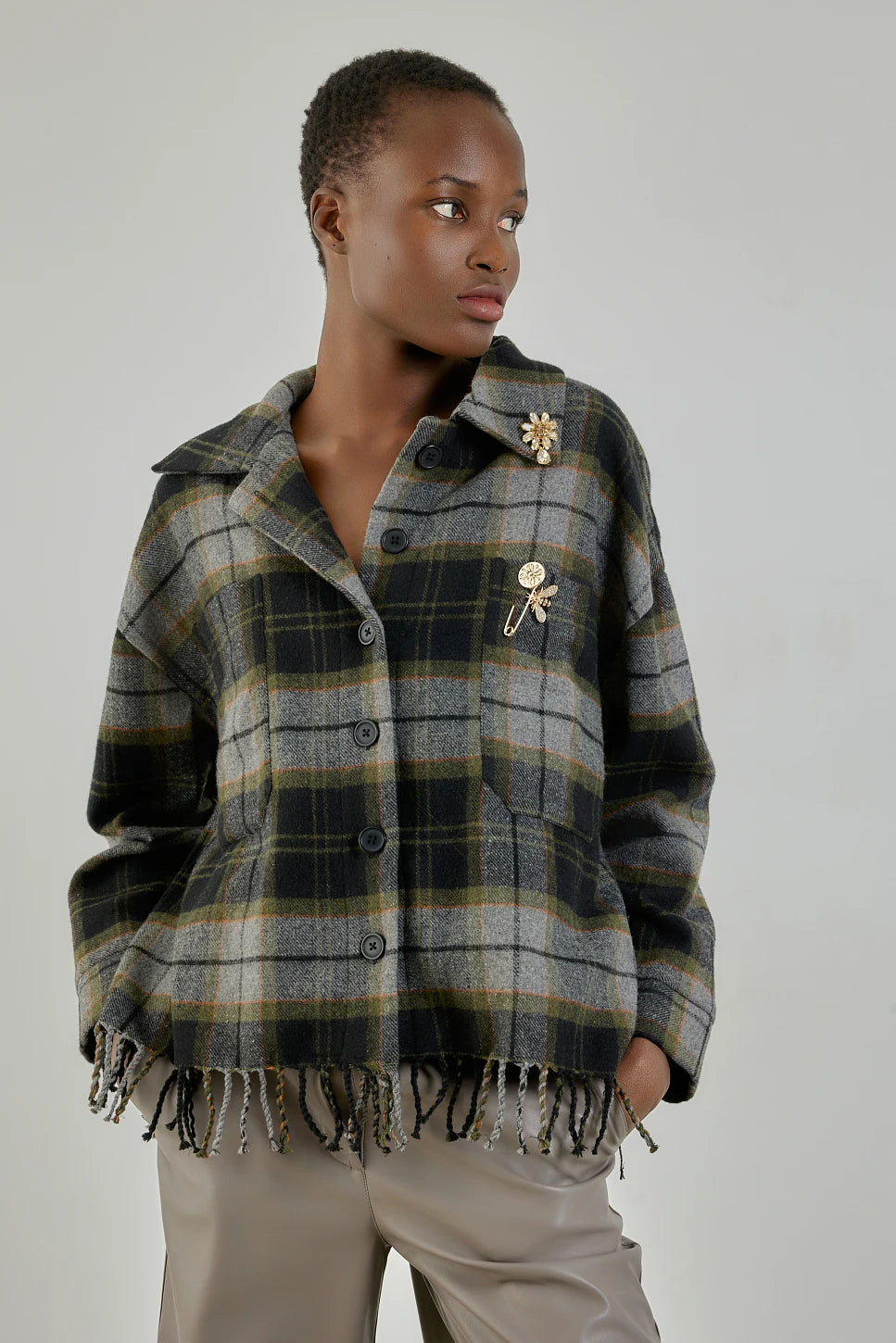 SOBRECAMISA DE CUADROS