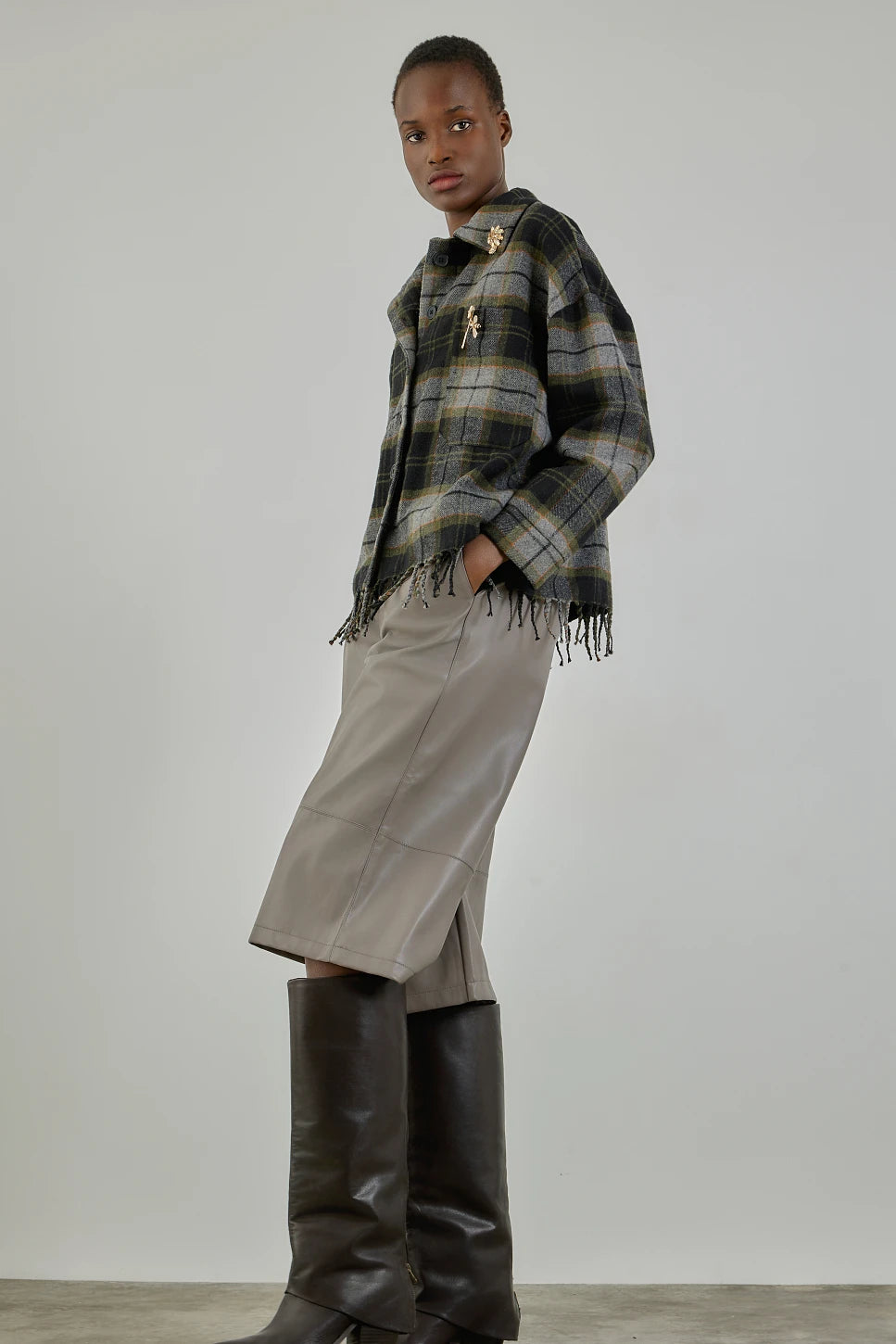 SOBRECAMISA DE CUADROS