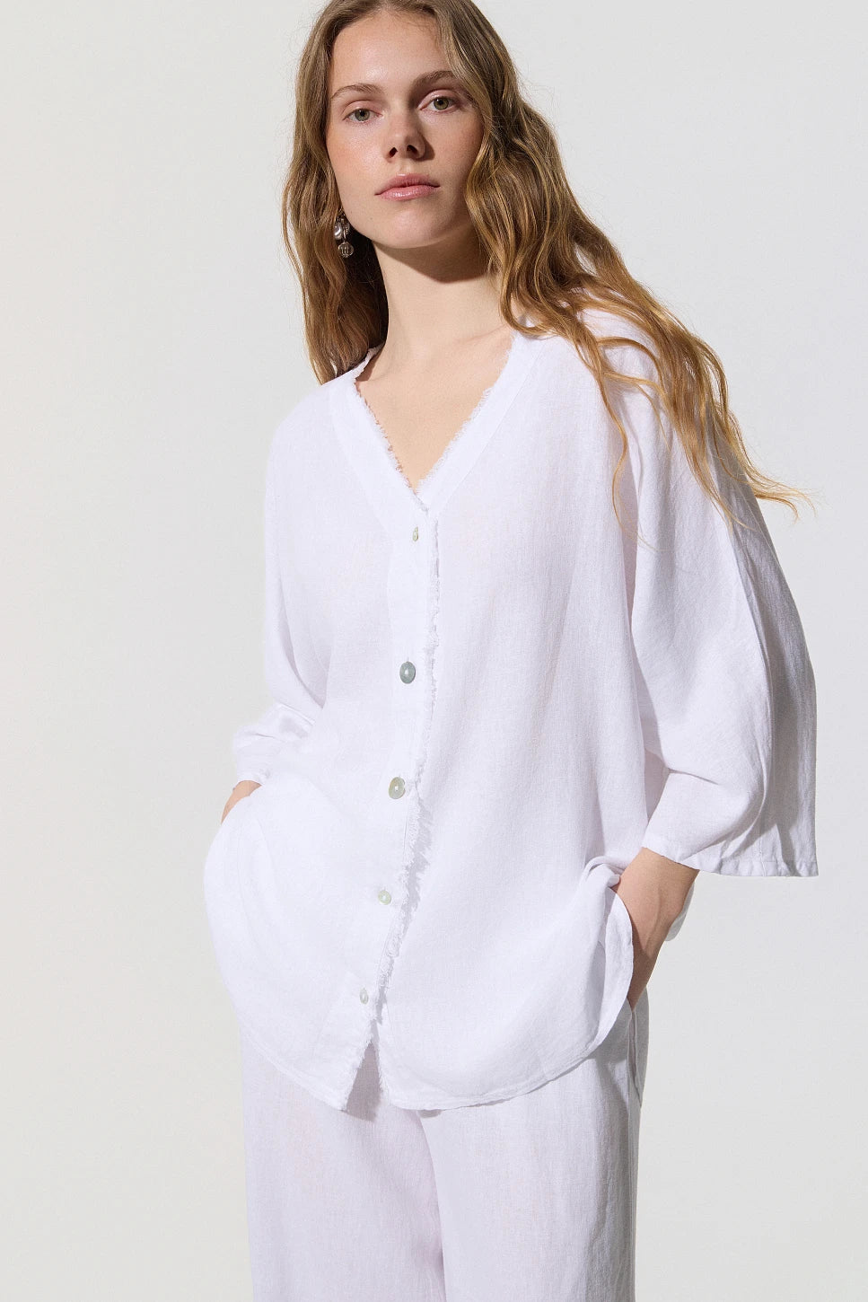 SOBRECAMISA DE LINO