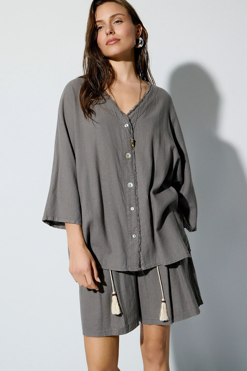 SOBRECAMISA DE LINO