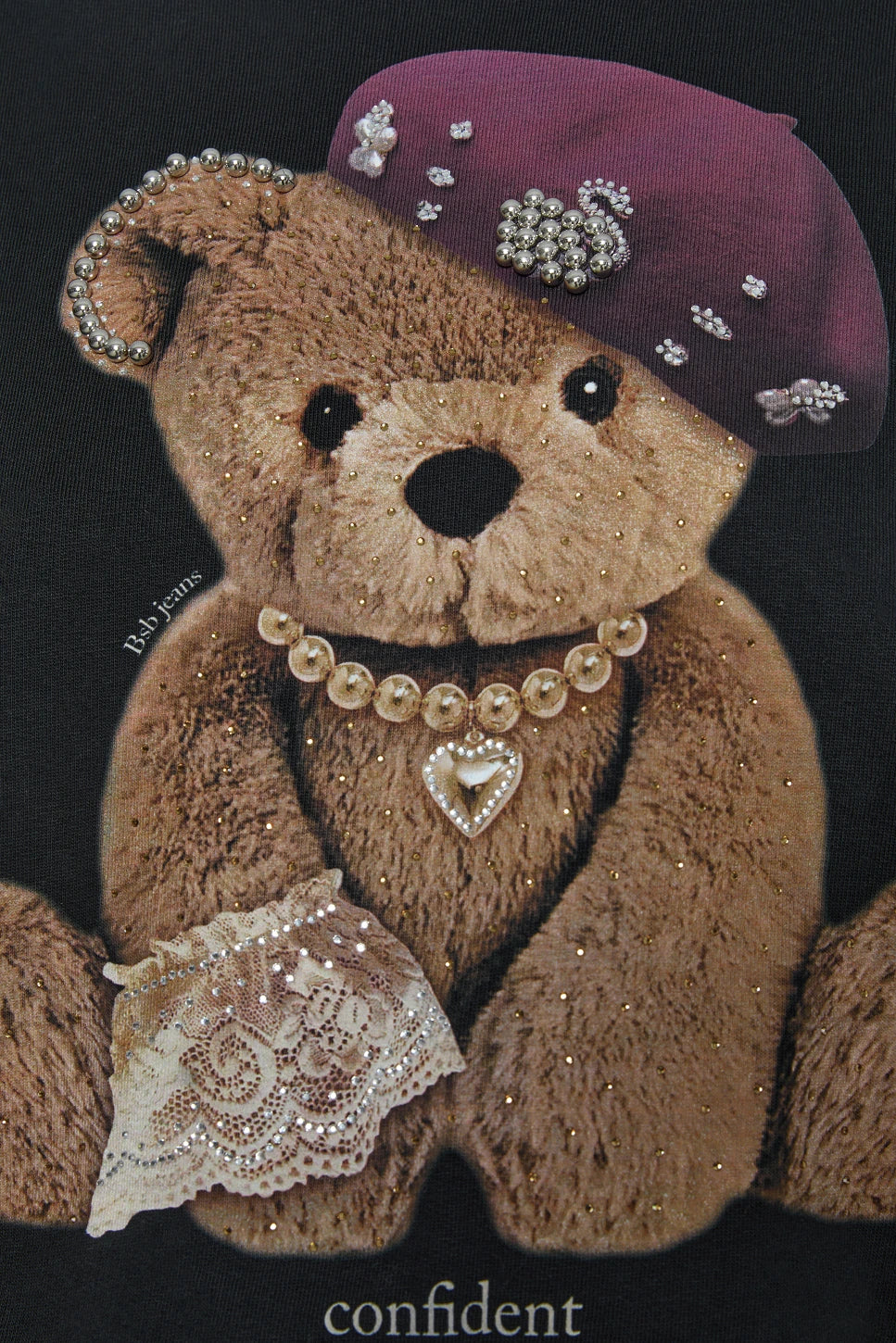 SUDADERA ESTAMPADA OSO TEDDY