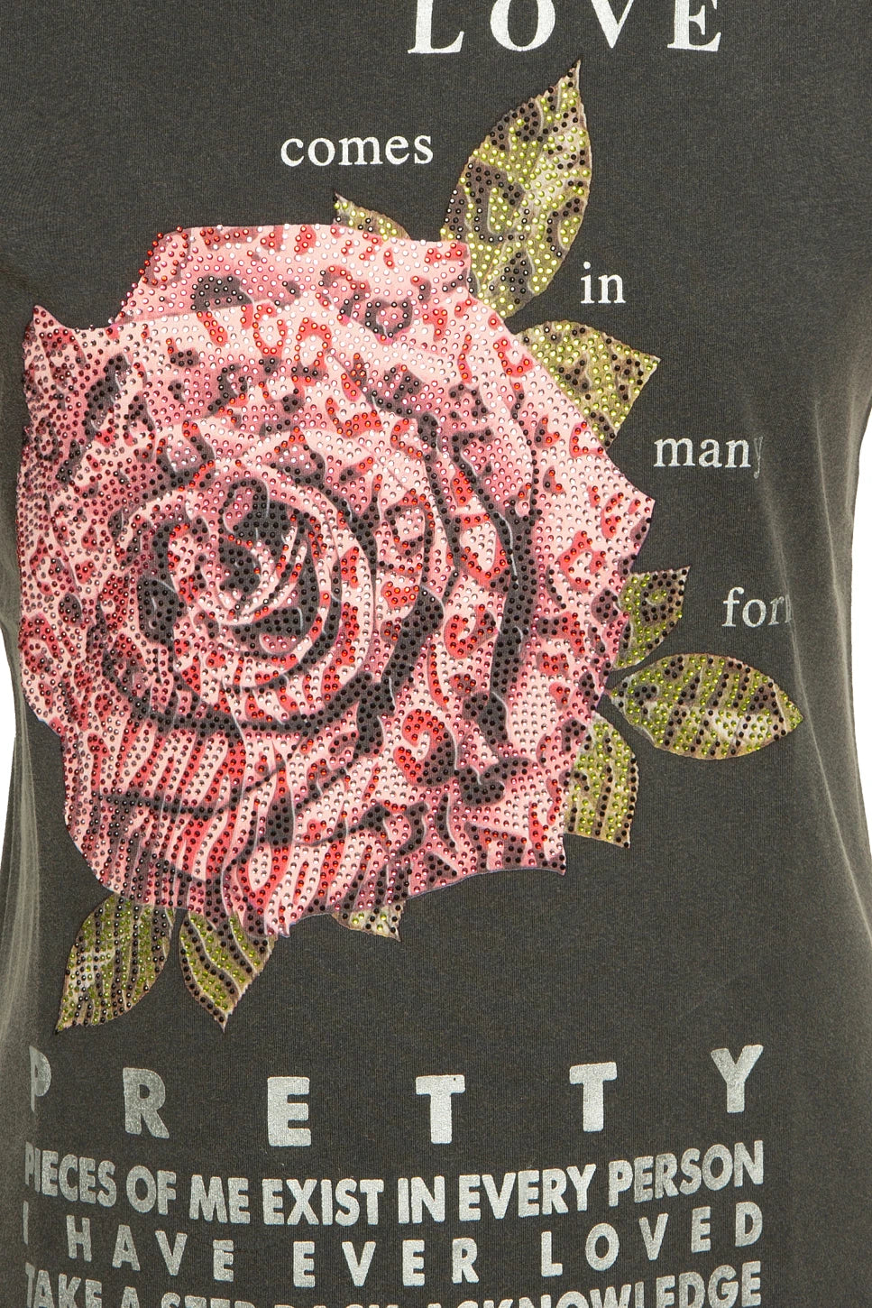 T-SHIRT ROSA STRASS