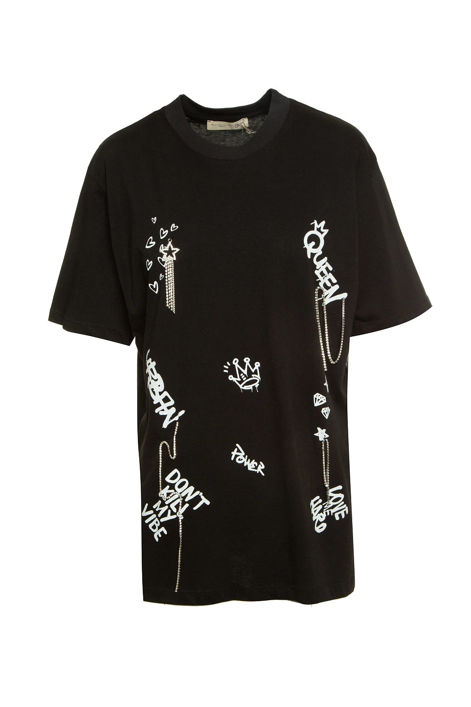 T-SHIRT QUEEN CON APLICACIONES