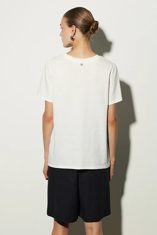 T-SHIRT ROSAS DE TUL
