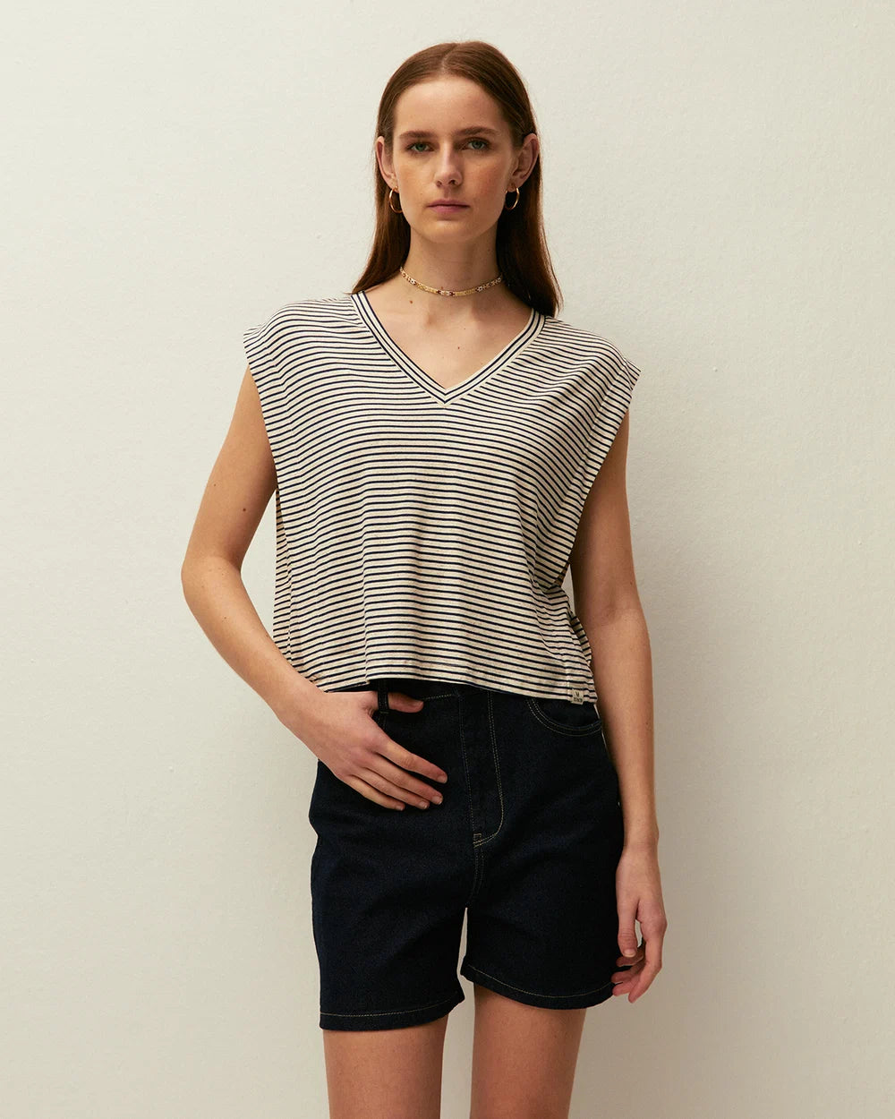 TOP DE RAYAS MARINERAS