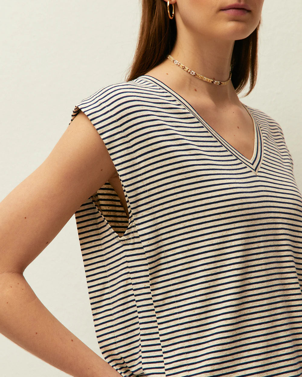 TOP DE RAYAS MARINERAS