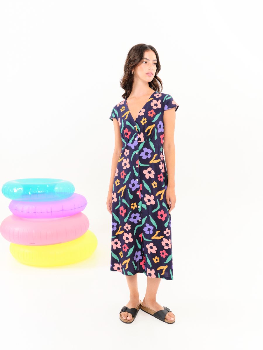 VESTIDO MIDI AURORA